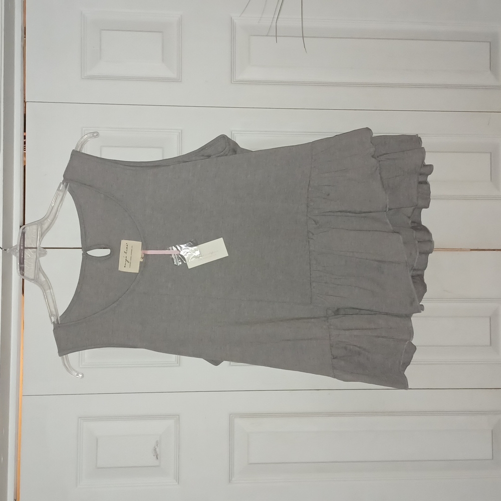 Ladies size 1x gray summer top
